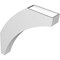 Ekena Millwork 4-in. W x 24-in. D x 28-in. H Thorton Architectural Grade PVC Knee Brace BRCP04X24X28THR - alternate 2